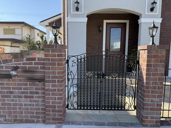 群馬県前橋市K様邸 洋風外構一式施工事例|前橋市で外構エクステリアならブリックガーデンまで。